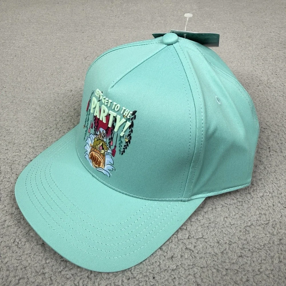 Disney Parks Tianas Bayou Adventure Hat Cap Teal Adjustable 2024 Opening NWT New